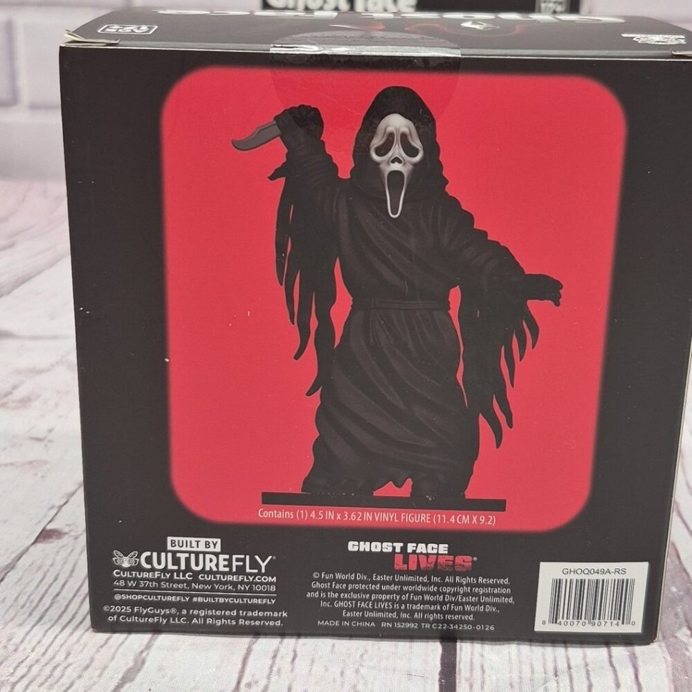 Scream Ghostface CultureFly Flyguys  Vinyl Figure Ghost Face Lives Horror - Picture 4 of 7
